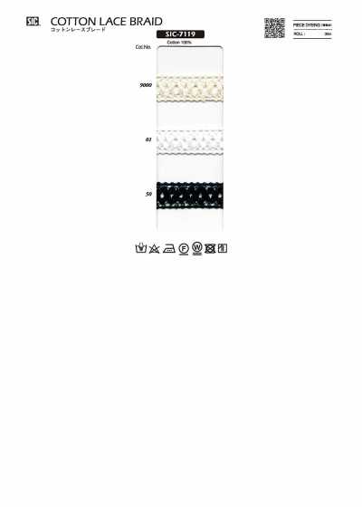 SIC-7119 Dây đăng Ten Cotton Tết