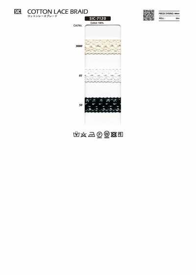 SIC-7120 Dây Tết đăng Ten Cotton