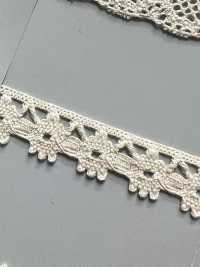 SIC-7323 Ren / Đăng Ten Xoắn Bông Hữu Cơ / 10mm SHINDO(SIC) Ảnh phụ