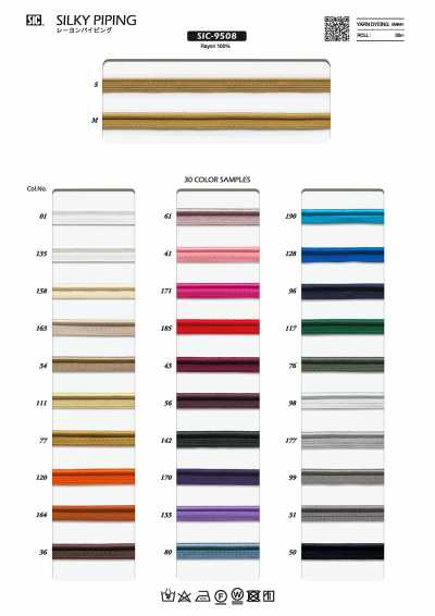 SIC-9508 Băng Dây Viền ống Rayon