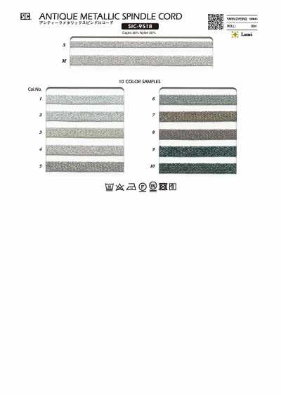 SIC-9518 Dây Tròn Kim Loại Giả Cổ
