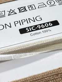 SIC-9606 Dây Viền ống Băng Cotton Hữu Cơ[Ruy Băng, Băng, Dây] SHINDO(SIC) Ảnh phụ