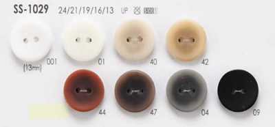 SS1029 Cúc 2 Lỗ Mặt Bằng Nhựa Resin Polyester