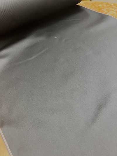 100 Vải haiken xanh navy đậm, lụa thật hai mặt, dệt chéo, dệt sa tanh, sản xuất trong nước