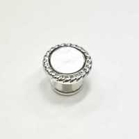 A-3-S Ghim Cài Khuy áo Lễ Phục Bạc Sterling Vỏ Ngọc Xà Cừ Hình Tròn Bạc[Lễ Phục Kiện Trang Trọng] Yamamoto(EXCY) Ảnh phụ