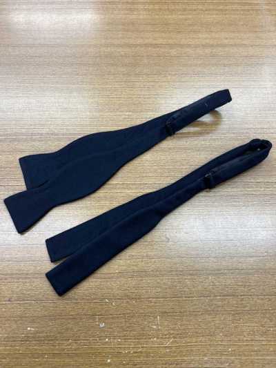 CAMT-1 Nơ bướm buộc tay làm từ cashmere, xanh navy