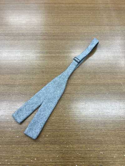 CAMT-3 Nơ bướm thắt tay bằng cashmere màu xám