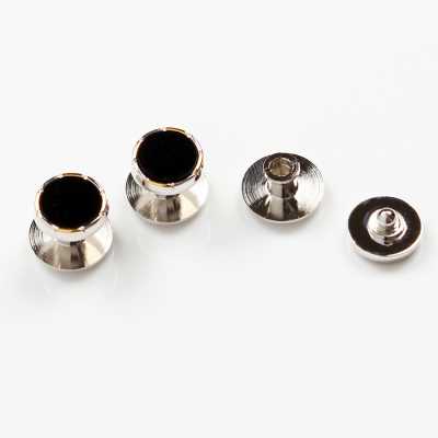 CB-1 Nút bấm đinh tán Onyx tròn màu vàng & bạc