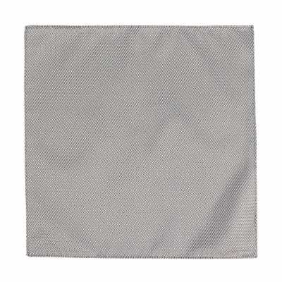CF-01 Khăn cài túi jacquard polyester màu xám nhạt