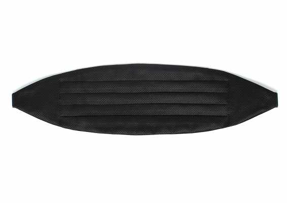 CM-986 Cummerbund jacquard lụa nội địa, họa tiết hạt lựu, đen