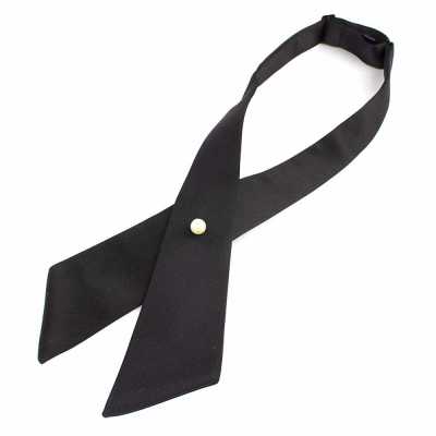 CT-106 Cà vạt cravat vải lụa đen