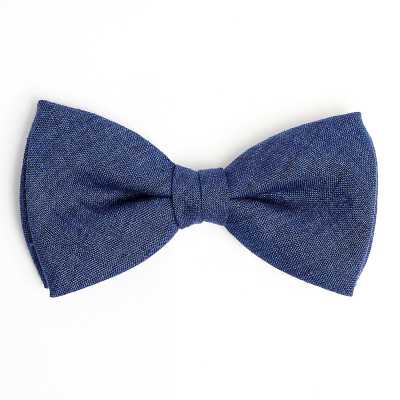 HBF-02 Nơ bướm linen HARISSONS màu xanh dương