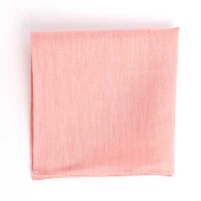 HCF-05 HARISSONS Khăn vuông linen màu hồng