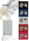 HERO Giấy Vải Lót In Kiểu Viết Tay Hoa Văn Nhật Bản