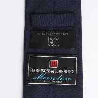 HLN-01 Cà Vạt Vải Lanh HARISSONS Màu Xanh Nước Biển[Lễ Phục Kiện Trang Trọng] Yamamoto(EXCY) Ảnh phụ