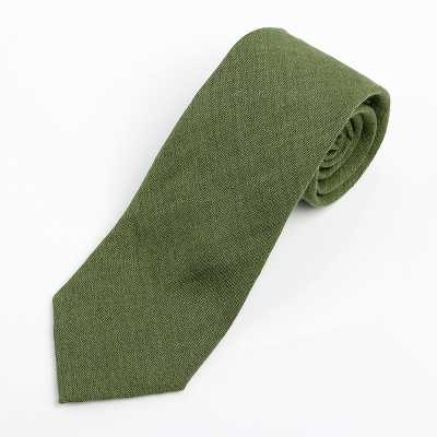 HLN-03 Cà vạt linen HARISSONS màu xanh lá