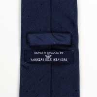 HVN-28 Cà Vạt Vải Bò Chấm Bi VANNERS Xanh Navy đậm[Lễ Phục Kiện Trang Trọng] Yamamoto(EXCY) Ảnh phụ