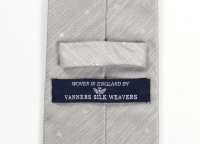 HVN-29 Cà Vạt Vải Bò Chấm Bi VANNERS Xám Băng[Lễ Phục Kiện Trang Trọng] Yamamoto(EXCY) Ảnh phụ