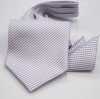 MS-400 Bộ ascot buộc tay & khăn cài túi màu tím