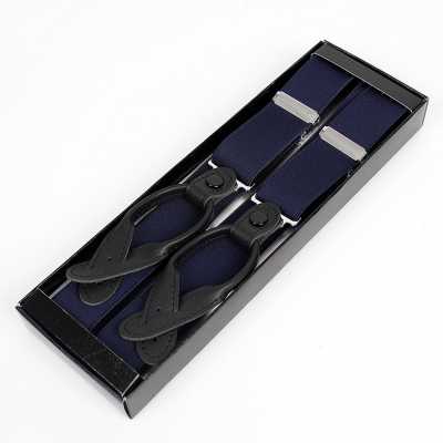 SR-206 Dây đeo quần sản xuất tại Nhật Bản, xanh navy, kiểu dây treo