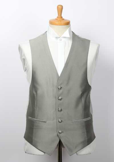 V-01 Áo gile trang trọng màu xám nhạt polyester