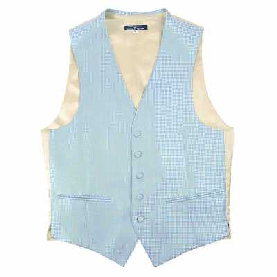 VANNERS-V-012 VANNERS áo ghi lê trang trọng họa tiết houndstooth xanh da trời