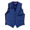 VANNERS-V-28 Áo Vest Vải Từ áo Gile VANNERS, Họa Tiết Chấm Bi Jacquard Giống Vải Vải Bò, Màu Xanh Navy