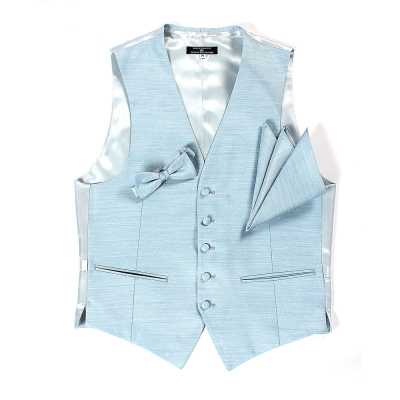 VANNERS-V-30 Áo Vest Vải VANNERS Vải Bò-like Jacquard Xanh Băng