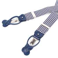 VAR-0124 BRETELLE & BRACES Hoạ Tiết Răng Cưa Lattice Navy[Phụ kiện trang trọng] Bretelle & Niềng Răng Hình ảnh bổ sung