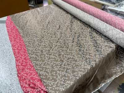 VENERE Vải lót polyester họa tiết hoa, sản xuất tại Ý 【outlet】