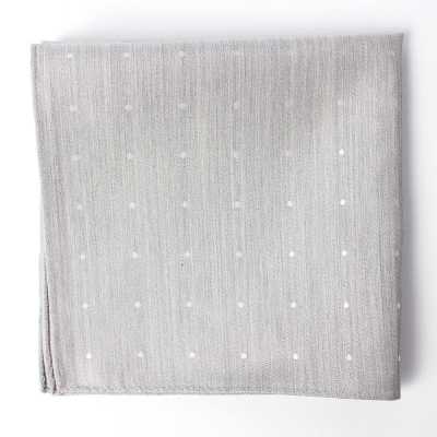 VCF-29 Vải VANNERS Sử Dụng Mô Hình Chấm Khăn Cài Túi Ngực áo Vest Vải Bò Giống Như Jacquard Màu Xám Băng