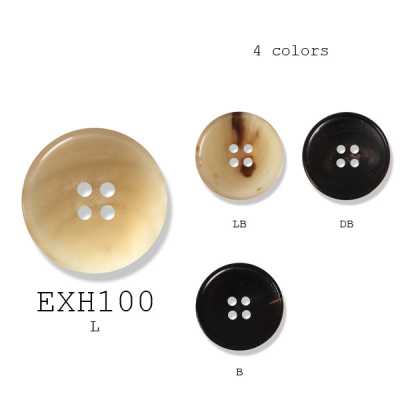 EXH-100 Nút sừng trâu thật dành cho vest, áo khoác và áo măng tô