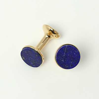 CO-C01-GD CODIS MAYA Khuy măng sét nơ lapis lazuli màu vàng