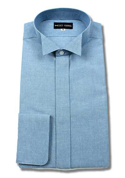 ST-511D Áo sơ mi cổ cánh dungaree