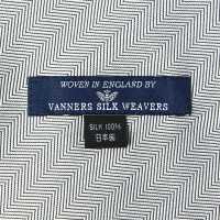 VAS-47 VANNERS Lụa Khăn Ascot Dệt Xương Cá Bạc[Lễ Phục Kiện Trang Trọng] Yamamoto(EXCY) Ảnh phụ