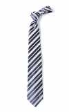 HVN-51 Cà vạt lụa thủ công VANNERS kẻ sọc xanh navy