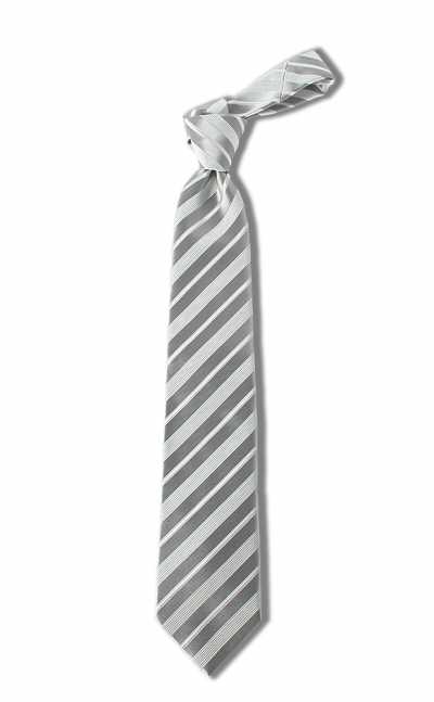 HVN-52 VANNERS Lụa Làm Bằng Tay Cà Vạt Kẻ Sọc Bạc
