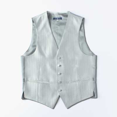 VANNERS-V-47 VANNERS áo ghi lê trang trọng họa tiết herringbone màu bạc