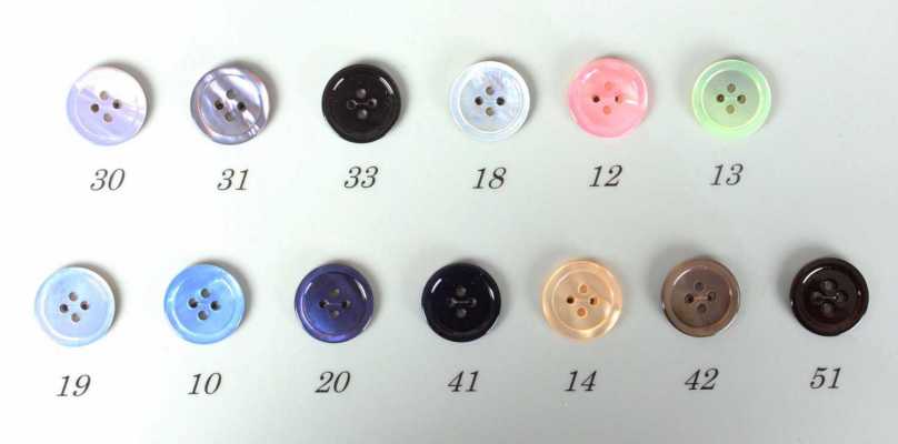 BP17S Nút vỏ tự nhiên sản xuất trong nước, dùng cho vest và áo khoác