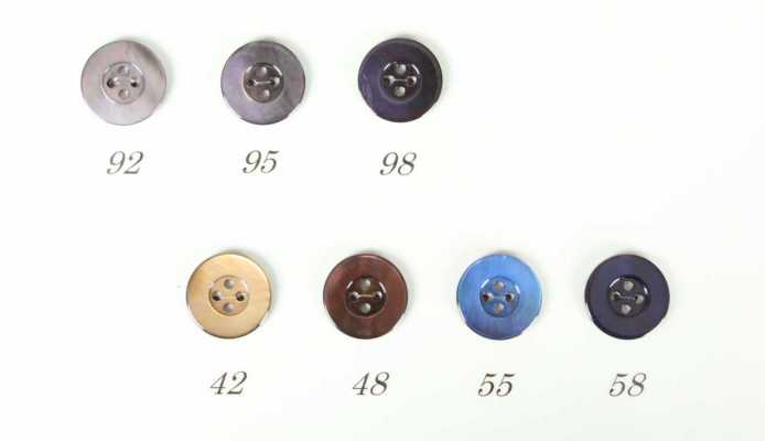 0416 Nút vỏ sò tự nhiên sản xuất trong nước cho vest và áo khoác