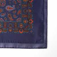 RKC-3241 EXCY Paisley Pattern Print Silk Pocket Khăn Cài Túi Ngực áo Vest[Lễ Phục Kiện Trang Trọng] Yamamoto(EXCY) Ảnh phụ