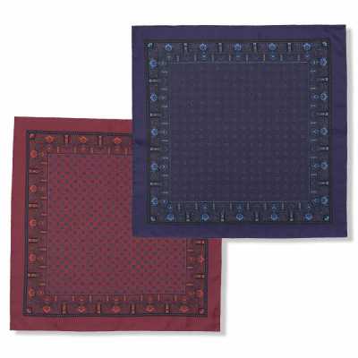 RKC-5765 EXCY FORMAL Khăn cài túi lụa in họa tiết paisley