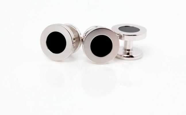 CU925-2G-S EXCY LEGEND nút stud bằng bạc nguyên chất onyx