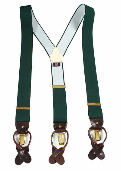 AT-GREEN-XL Albert Thurston Dây đai đeo Quần Chữ Y Green Elastic Size XL[Lễ Phục Kiện Trang Trọng] ALBERT THURSTON Ảnh phụ