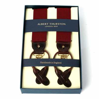 AT-WINE-XL ALBERT THURSTON thun co giãn màu đỏ rượu vang 35mm cỡ XL