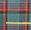 Y6513 LINTON Linton Vải Tweed Sản Xuất Tại Anh Màu Xanh Kẻ Caro Lam X Kẻ Vải đỏ