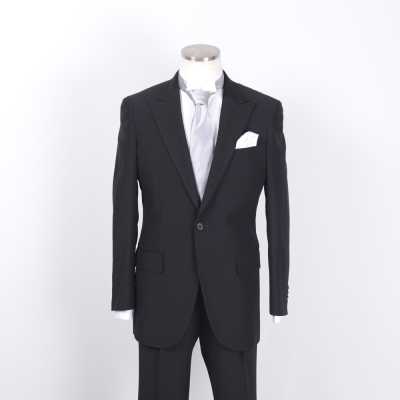 EFW-BKS Sử dụng vải Ý CHRRUTI (Cerruti) Bộ vest đen bán lễ