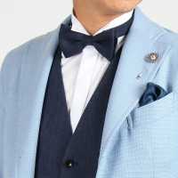 LBCF Linen Nơ đeo Cổ& Khăn Cài Túi Ngực áo Vest Set[Lễ Phục Kiện Trang Trọng] Yamamoto(EXCY) Ảnh phụ