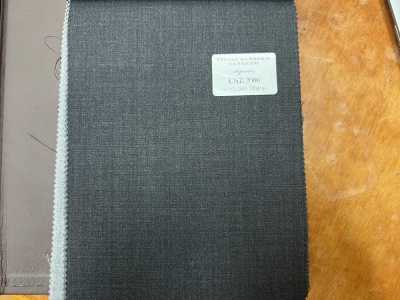CNB3006 CANONICO Mẫu tiêu chuẩn Super120's xám đậm trơn