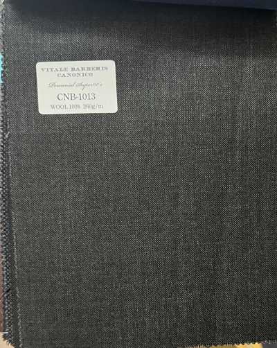 CNB1013 CANONICO Super110's PERENNIAL xám đậm trơn